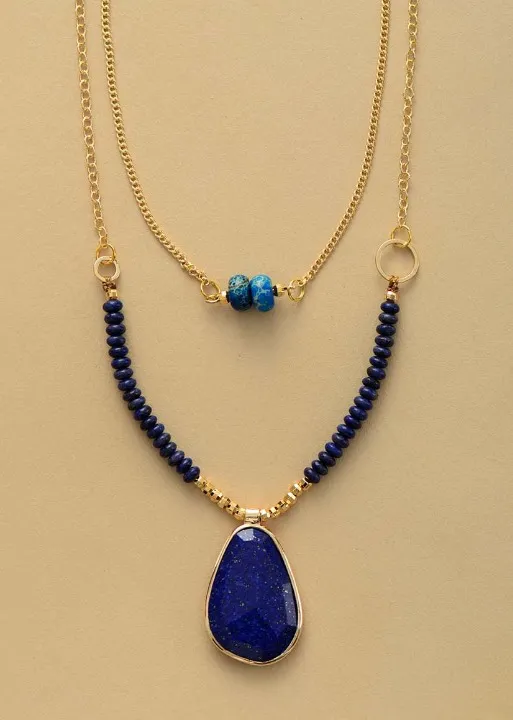 Boho Necklace 2 Layers sold by Boho Mood
