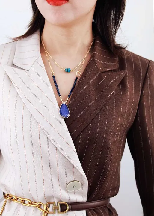 Boho Necklace 2 Layers sold by Boho Mood product image thumbnail 4