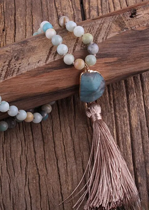 Boho Beads Necklaces Natural Stone sold by Boho Mood product image thumbnail 2