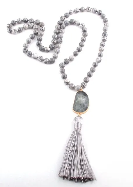 Boho Beads Necklaces Natural Stone sold by Boho Mood product image thumbnail 4