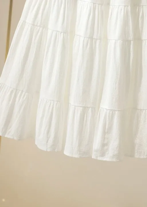 Long flared Boho skirt in solid color sold by Boho Mood product image thumbnail 2