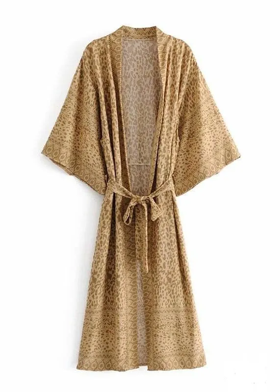 Women's Chic Kensia Boho Kimono Dress sold by Boho Mood product image thumbnail 5