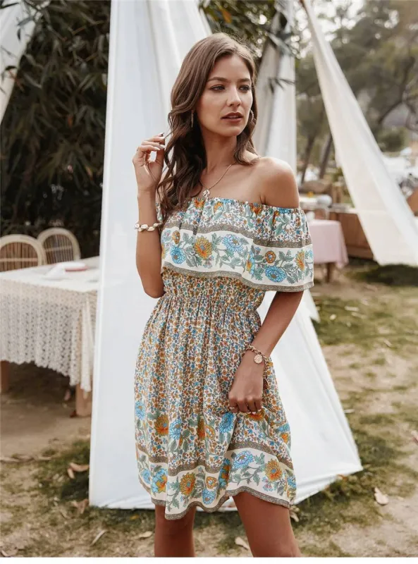 Hippie Print Dress sold by Boho Mood