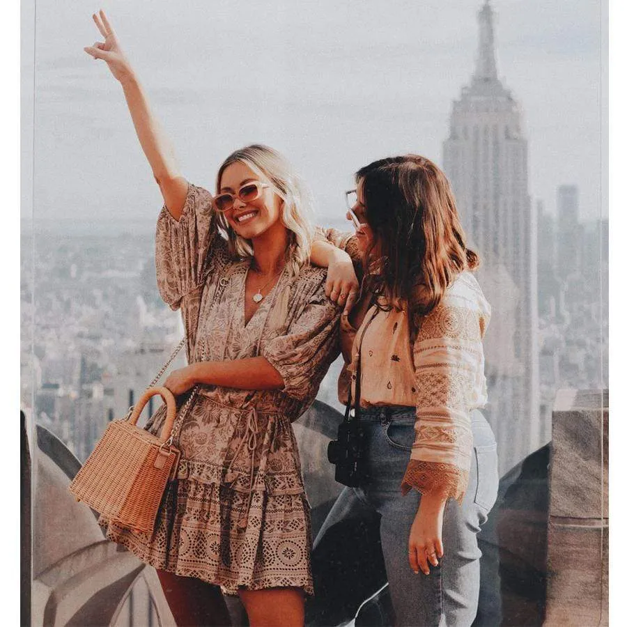 Boho Mini Dress with Sleeves sold by Boho Mood product image thumbnail 2