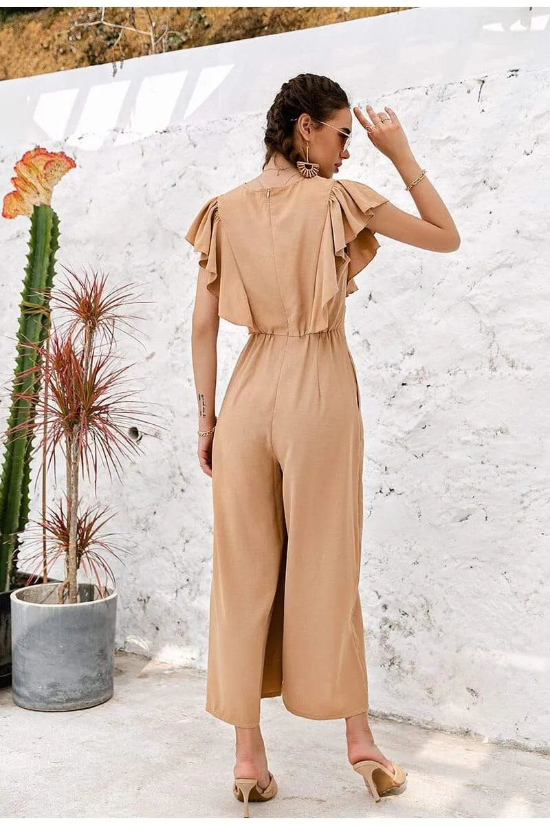 Boho Chic Jumpsuit in Beige sold by Boho Mood product image thumbnail 4