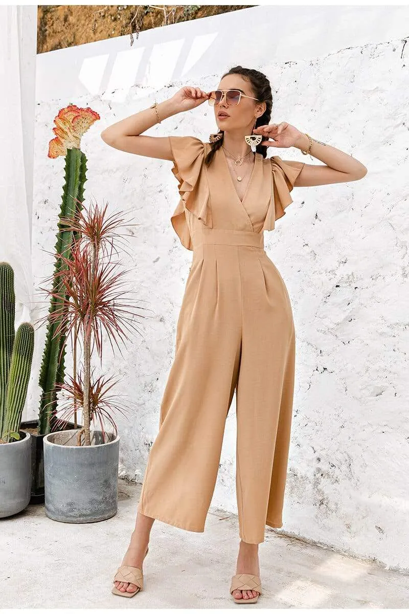 Boho Chic Jumpsuit in Beige sold by Boho Mood product image thumbnail 2