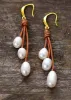 Boho Leather Earrings sold by Boho Mood
