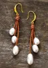 Boho Leather Earrings sold by Boho Mood
