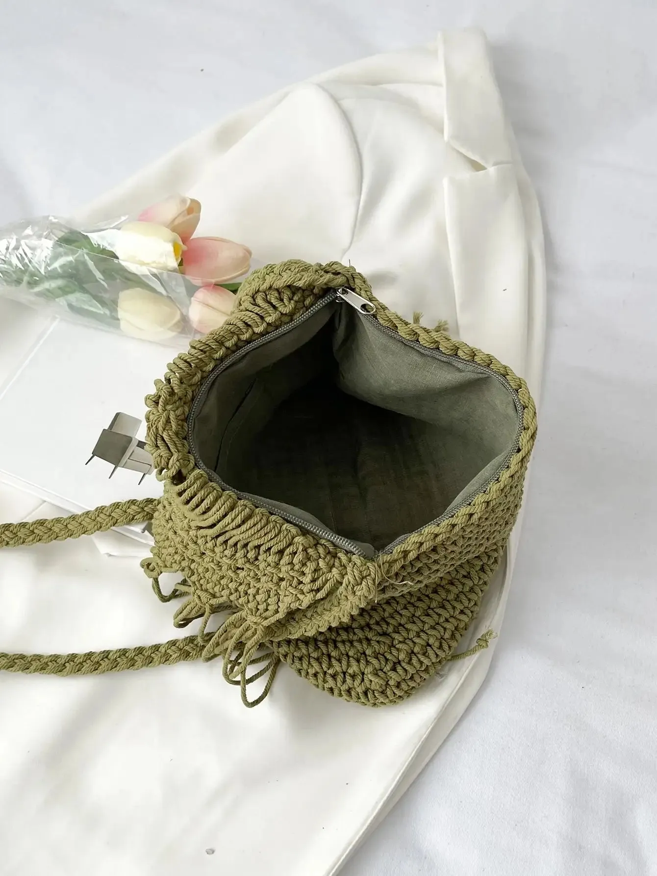 Green Boho Crossbody Bag sold by Boho Mood product image thumbnail 5