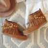 Boho Fringes Stud Boots sold by Boho Mood