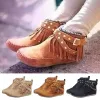 Boho Fringes Stud Boots sold by Boho Mood