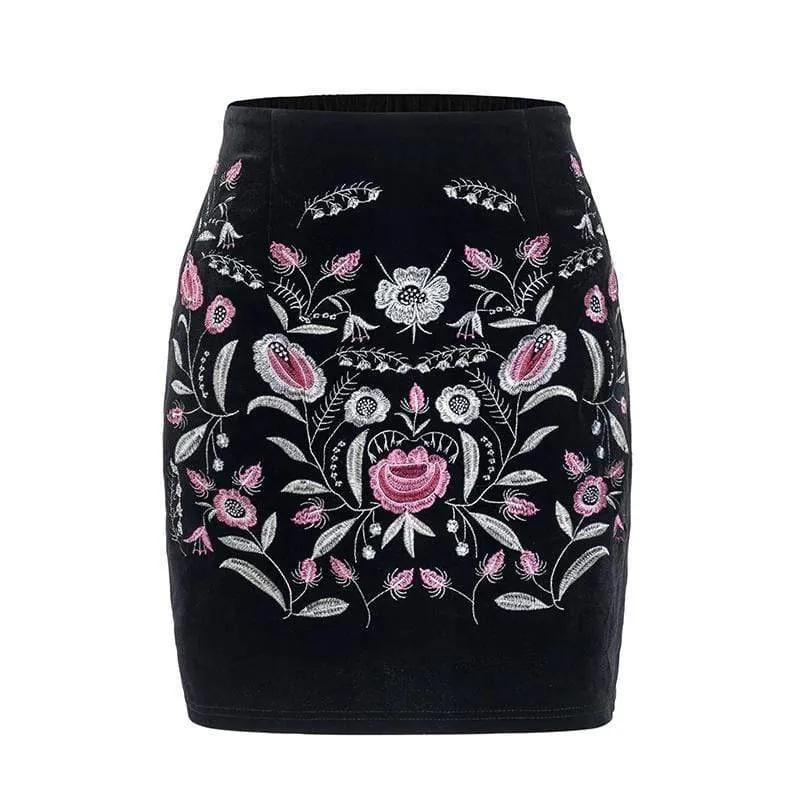 Boho Mini Skirt in Black sold by Boho Mood product image thumbnail 3