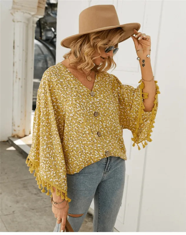 Carnival Boho Blouse sold by Boho Mood