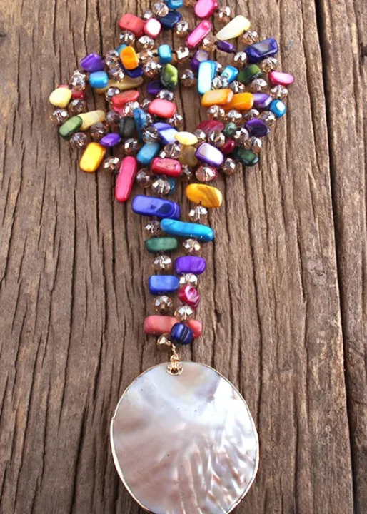 Boho Vintage Necklace 2 Layers sold by Boho Mood product image thumbnail 2