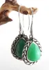 Black Silver Boho Dangle Earrings sold by Boho Mood
