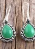 Black Silver Boho Dangle Earrings sold by Boho Mood