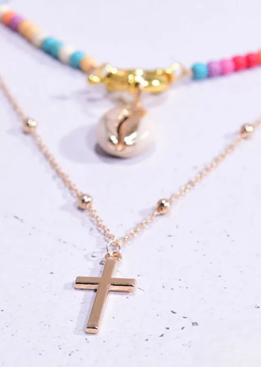 Boho Layered Necklace sold by Boho Mood product image thumbnail 4