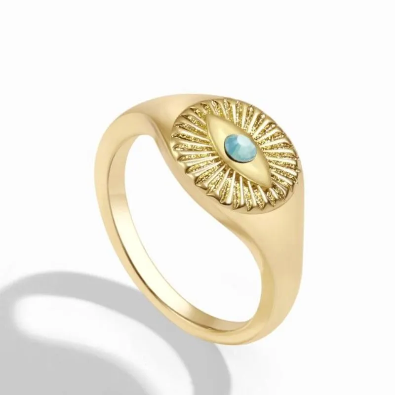 Boho Gold Twisted Chunky Rings sold by Boho Mood product image thumbnail 4