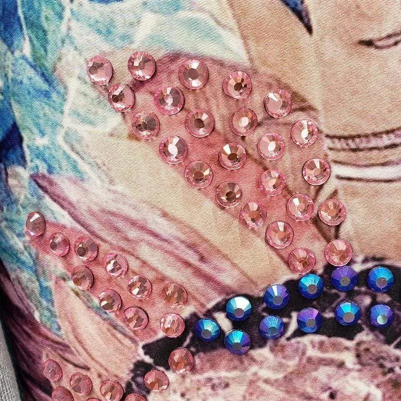 Hippie Torn Denim Flowered Jacket sold by Boho Mood product image thumbnail 2