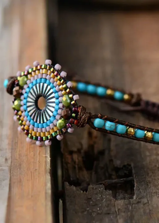 Leather Wrap Boho Bracelet for Womens sold by Boho Mood product image thumbnail 5