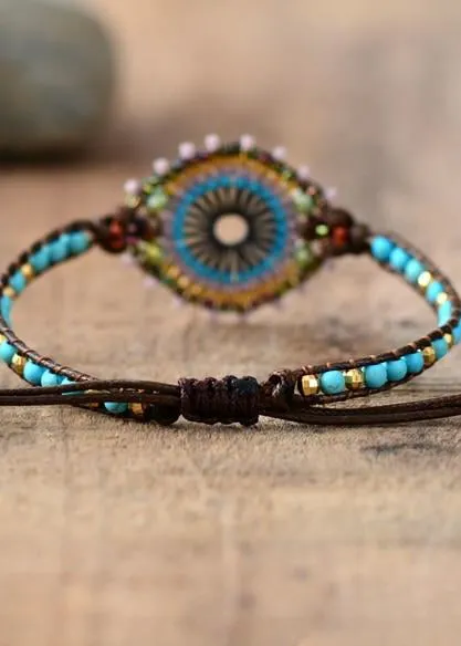 Leather Wrap Boho Bracelet for Womens sold by Boho Mood product image thumbnail 4