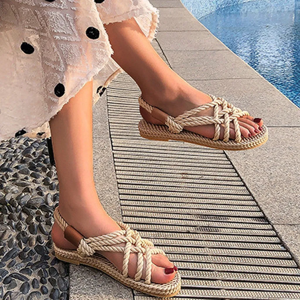 Boho Braided Rope Sandals sold by Boho Mood product image thumbnail 3