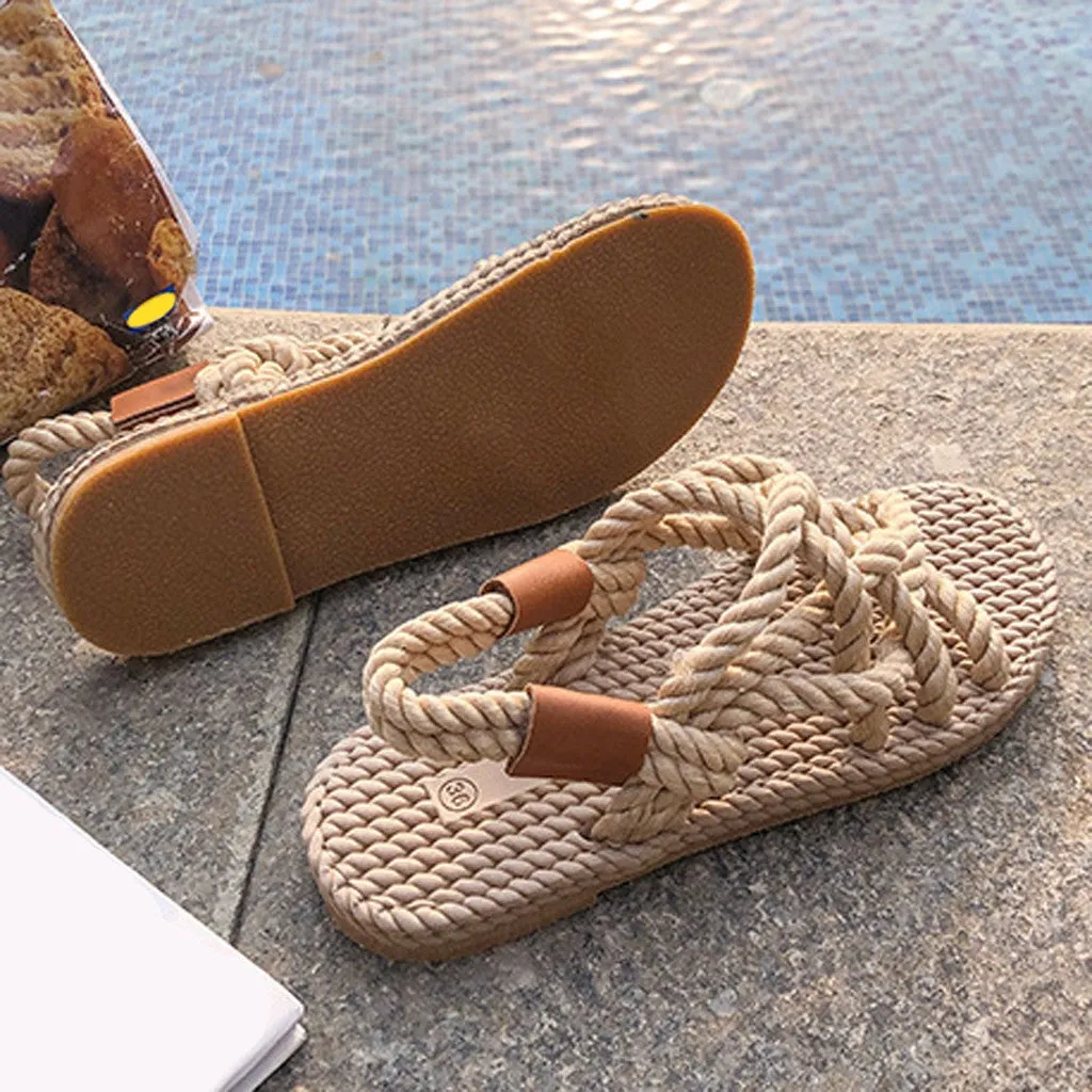 Boho Braided Rope Sandals sold by Boho Mood product image thumbnail 2