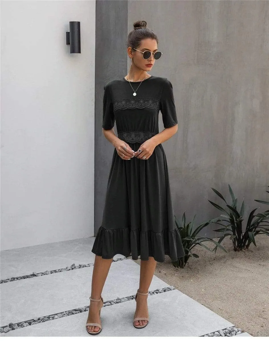 3 4 Sleeve Boho Maxi Dress sold by Boho Mood product image thumbnail 2