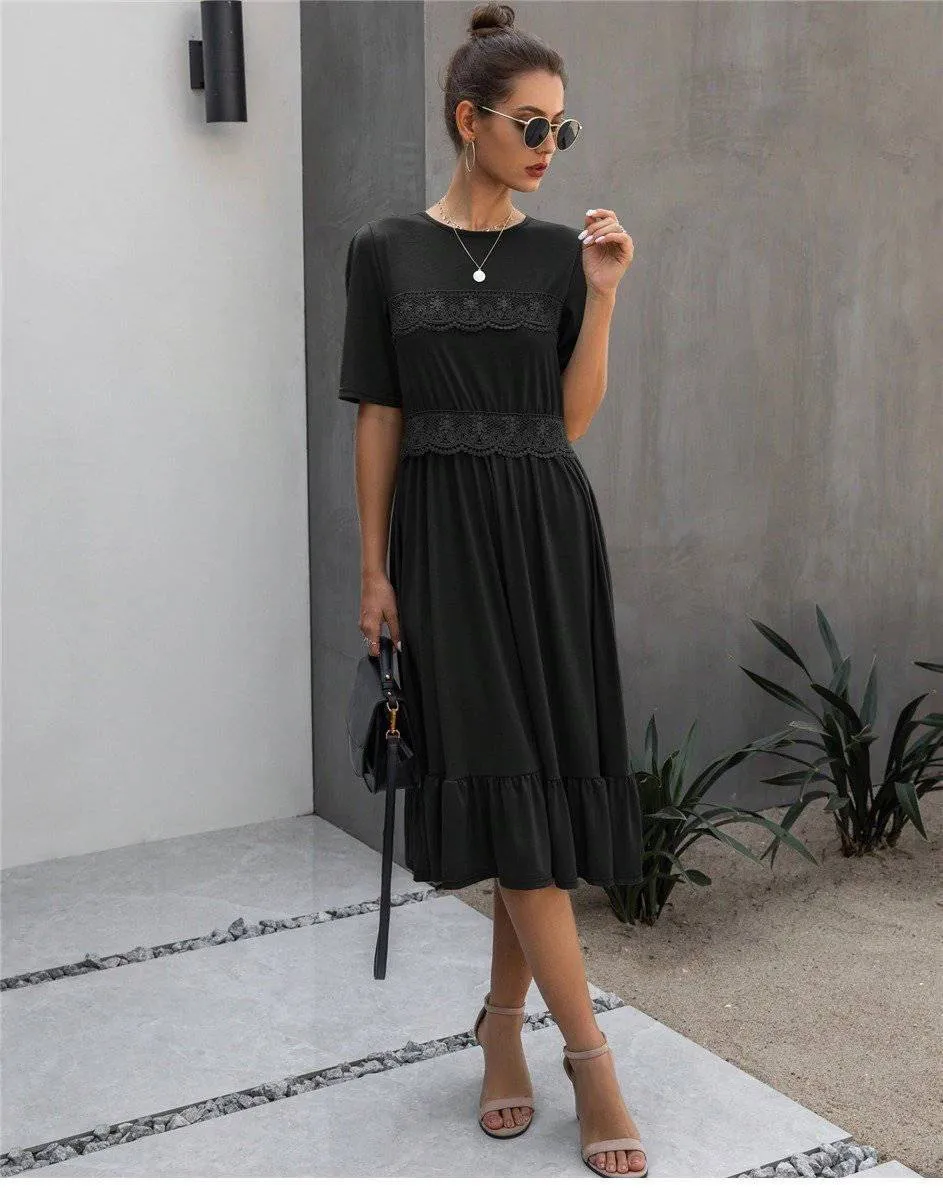 3 4 Sleeve Boho Maxi Dress sold by Boho Mood