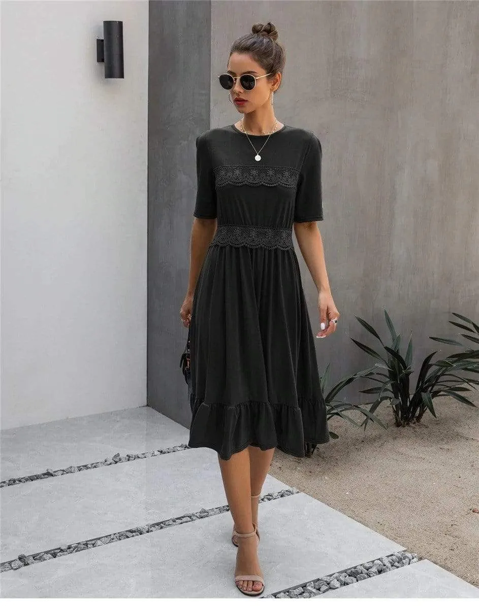 3 4 Sleeve Boho Maxi Dress sold by Boho Mood product image thumbnail 3