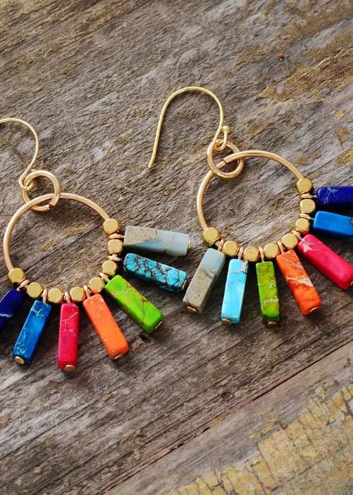 Chic Earrings Boho Style sold by Boho Mood product image thumbnail 2