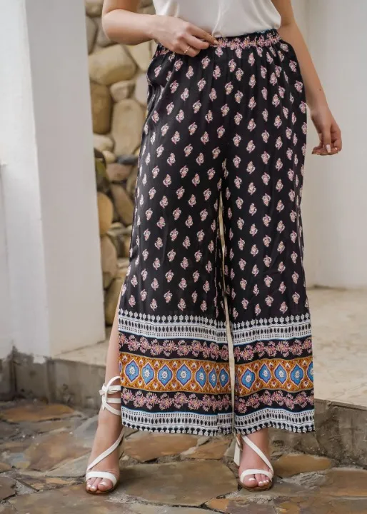 Boho Plus-size Pants with Split legs sold by Boho Mood product image thumbnail 5