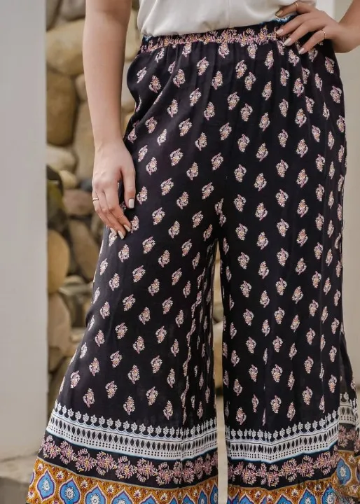 Boho Plus-size Pants with Split legs sold by Boho Mood product image thumbnail 2