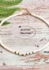 White Boho Bead Necklace sold by Boho Mood