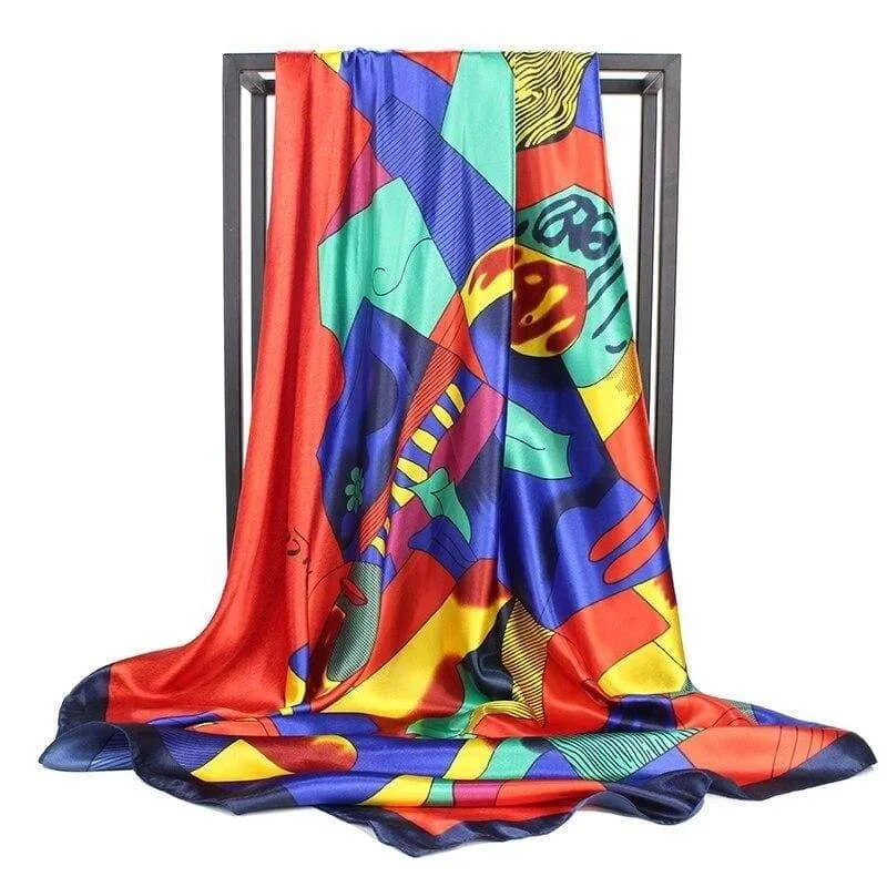 Multicolored Retro Boho Scarf sold by Boho Mood