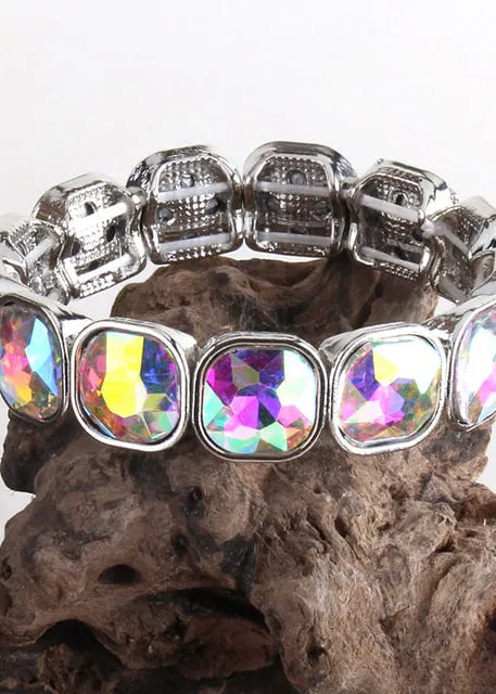 Silver Crystal Bracelet sold by Boho Mood product image thumbnail 5
