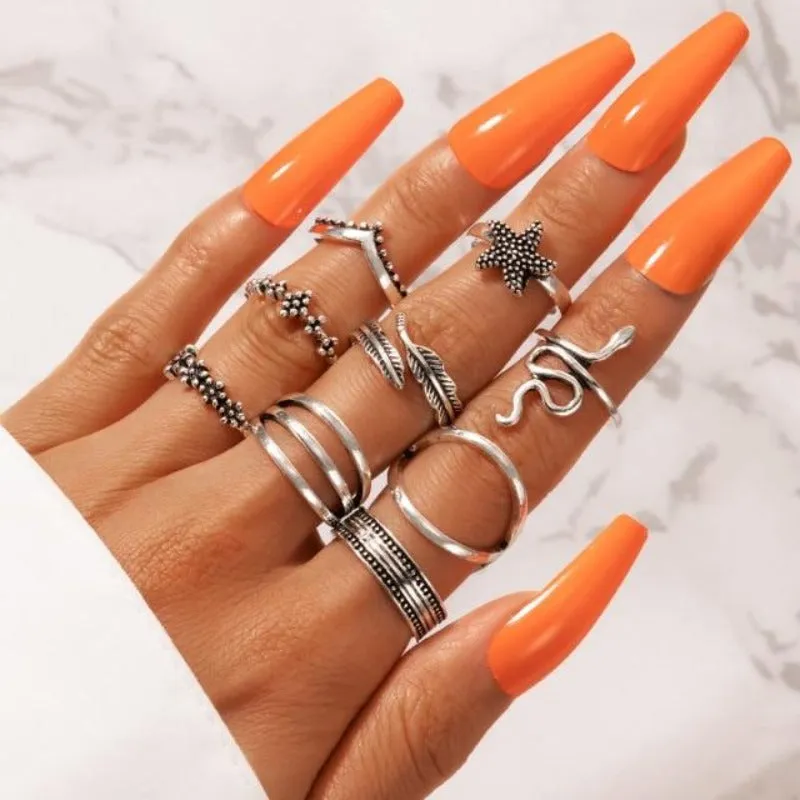 Boho Ring Set for Woman sold by Boho Mood product image thumbnail 4