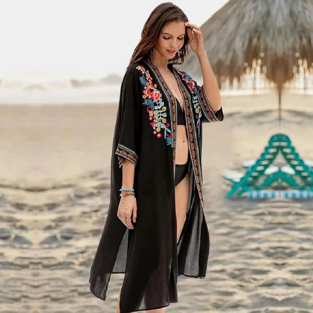 Plus Size Kimono Cover Up sold by Boho Mood product image thumbnail 2