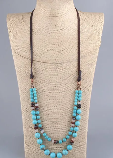 Casual Boho Beaded Necklace sold by Boho Mood product image thumbnail 2