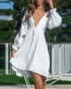 Short Boho Dress in White sold by Boho Mood