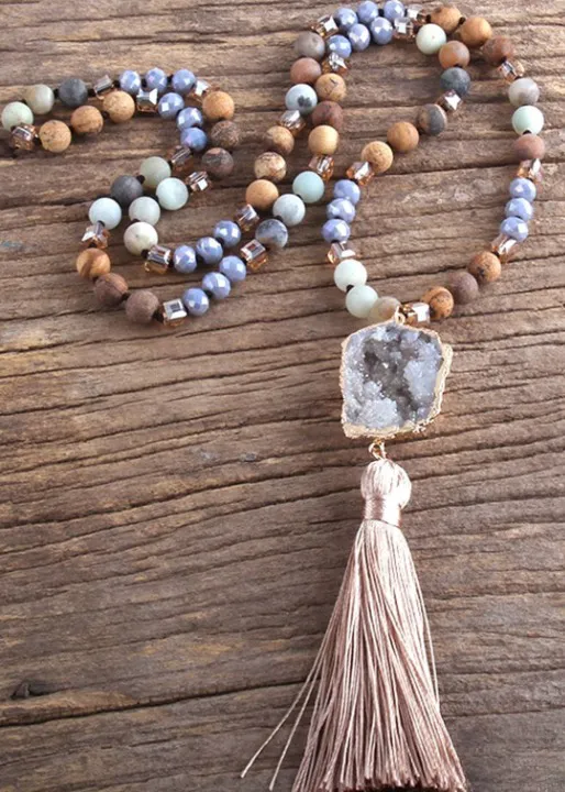 Beaded Boho Necklaces - Natural Stone sold by Boho Mood product image thumbnail 4
