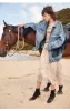 Boho Denim Fringed Jacket sold by Boho Mood