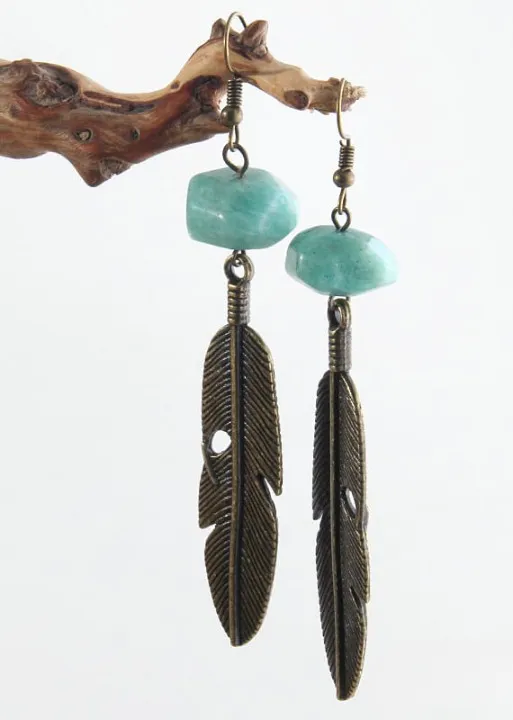 Boho Summer Dangle Earrings sold by Boho Mood product image thumbnail 4