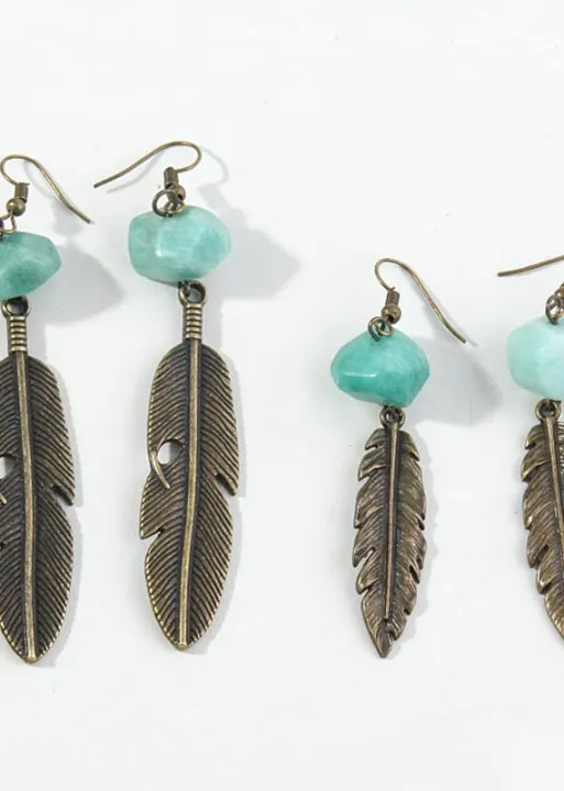 Boho Summer Dangle Earrings sold by Boho Mood product image thumbnail 2