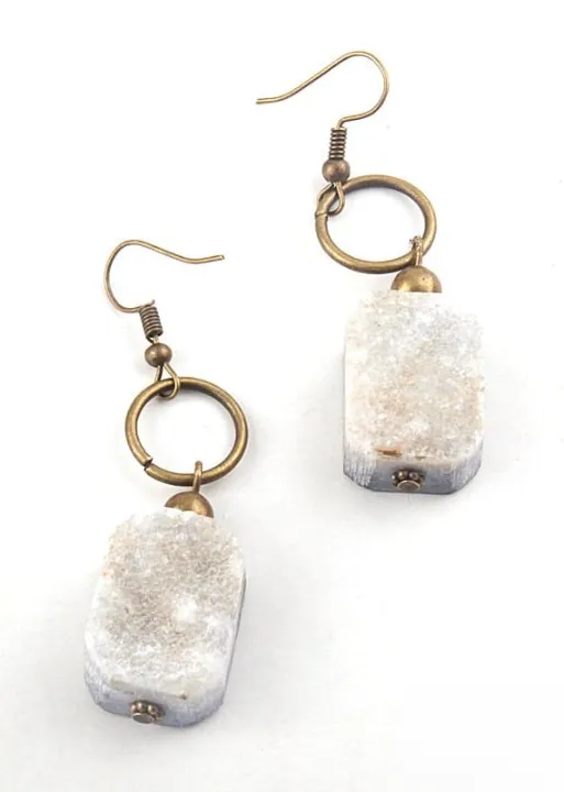 Boho Dangle Earrings - Natural Stone sold by Boho Mood product image thumbnail 2