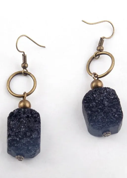Boho Dangle Earrings - Natural Stone sold by Boho Mood product image thumbnail 3