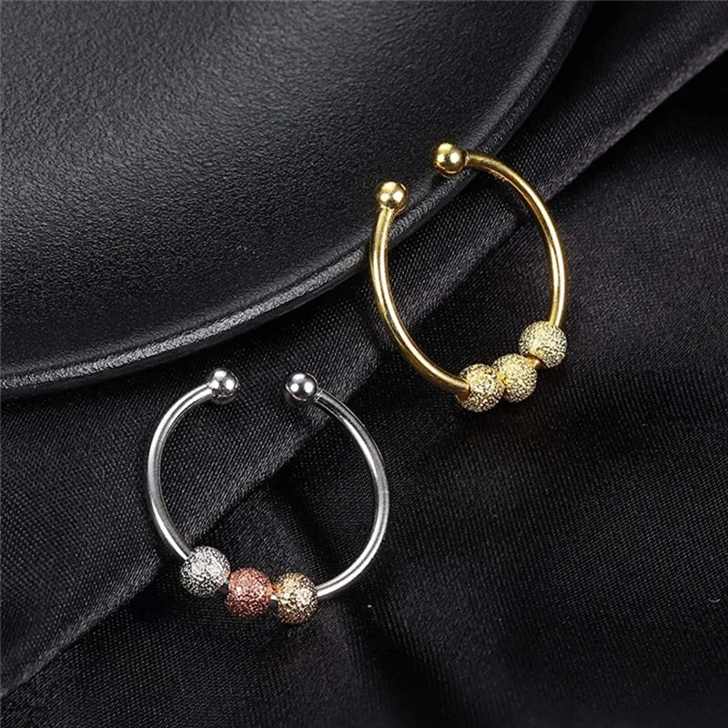 Boho Spinning Fidget Peace Rings sold by Boho Mood product image thumbnail 3