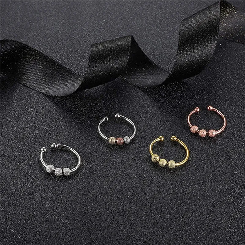 Boho Spinning Fidget Peace Rings sold by Boho Mood product image thumbnail 2