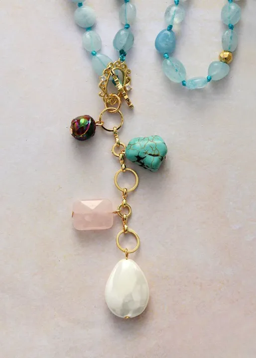 Boho Beaded Summer Necklace sold by Boho Mood product image thumbnail 4