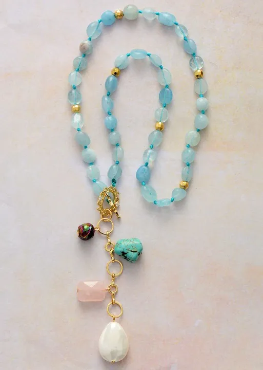 Boho Beaded Summer Necklace sold by Boho Mood product image thumbnail 2